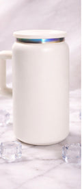 16 oz stainless steel cup with handle